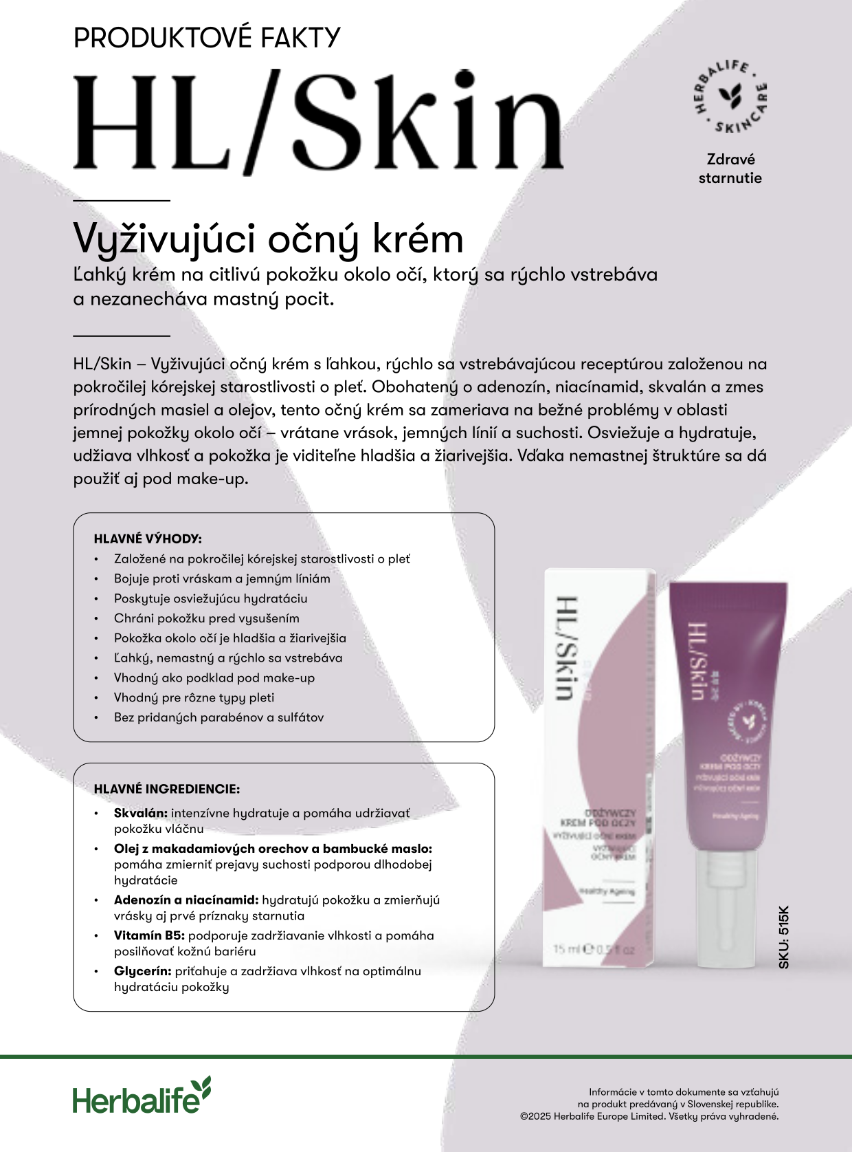 HL/Skin očný krém