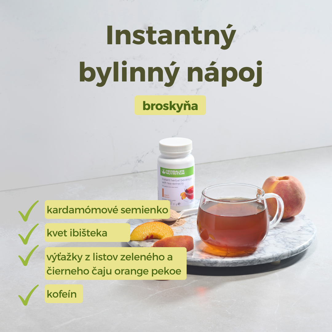 caj prichut broskyna