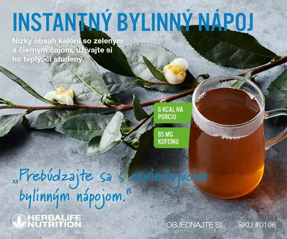 Herbalife čaj s bylinnými výťažkami-pravá chuť čaju - VEĽKÉ BALENIE