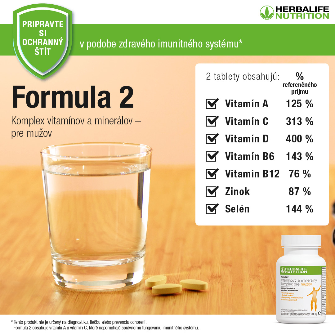 Vitamínový a minerálny komplex pre mužov