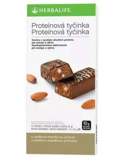 Proteínová tyčinka vanilkovo - mandľová 14 kusov
