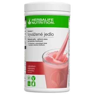 Formula 1-Vyvážené jedlo s príchuťou jahoda-malina 