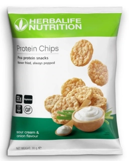 Proteínové chipsy príchuť kyslej smotany a cibule