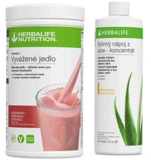 Formula1 vyvážené jedlo + nápoj z aloe