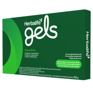 Gélové tablety na podporu zraku.